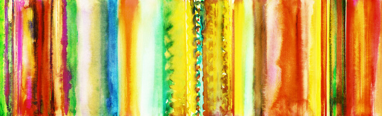 streifen bunt handgemalt aquarell banner
