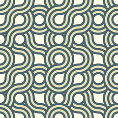 Seamless striped abstract pattern background. Vector.