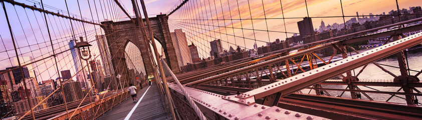 Pont de Brooklyn à New York City