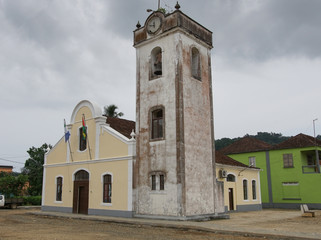 Fototapeta na wymiar Kirche von Santo Antonio, Principe Island, Sao Tome and Principe, Afrika