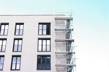 Neubau eines Gebäudes 
