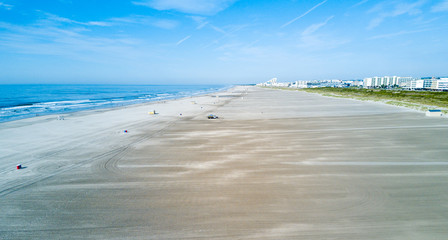 Wildwood Crest beach from above