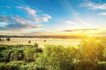 Obraz premium Landscape panorama outdoor