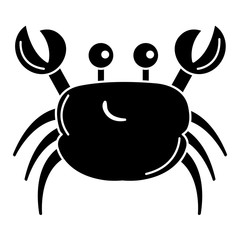 cute crab character icon vector illustration design