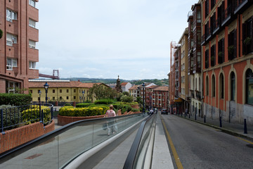 Fototapeta na wymiar Bridge in Bilbao, Portugalete - Spain