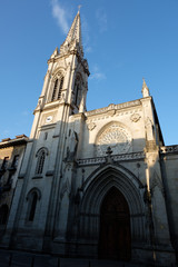 Fototapeta na wymiar Cathedral Bilbao, Spain