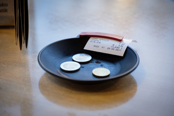 Tip in Restaurant