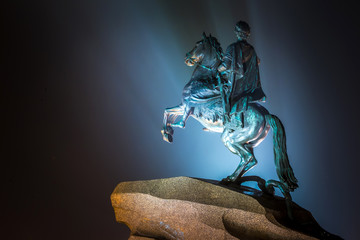 St. Petersburg. Monument to Peter the Great. Bronze Horseman.