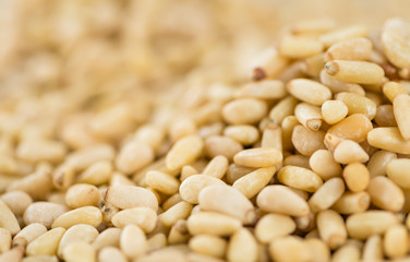 Pine Nuts (selective focus)