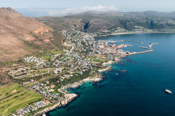 Aerial view of Simonstown (South Africa)