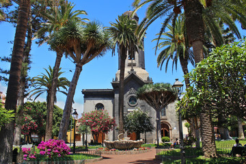 Fototapeta na wymiar Iglesia de Nuestra Señora de la Peña de Francia, Puerto de la Cruz