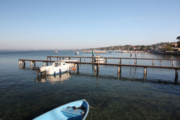 Presqu'île de Giens, pontons