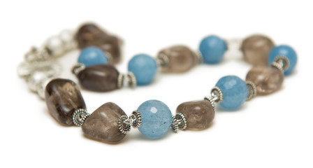 Nice necklace isolated on white background