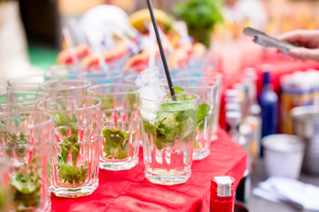 Smoking mojito
