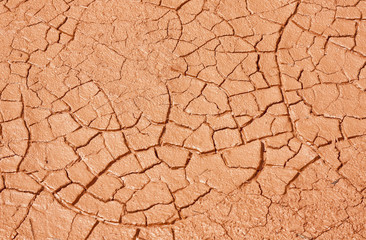 cracked red ground