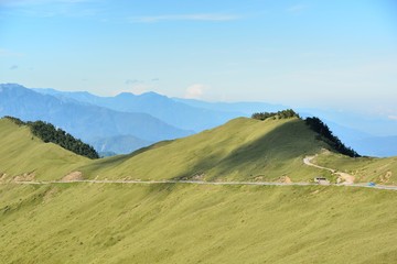 Mountains and clouds,Hehuan Mountain,Taiwan.Photo taken on:June 29,2017