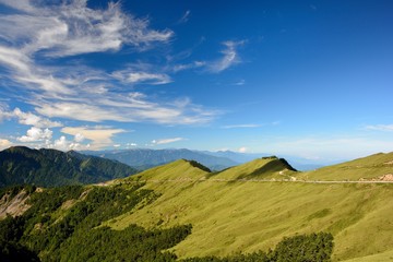 Mountains and clouds,Hehuan Mountain,Taiwan.Photo taken on:June 29,2017