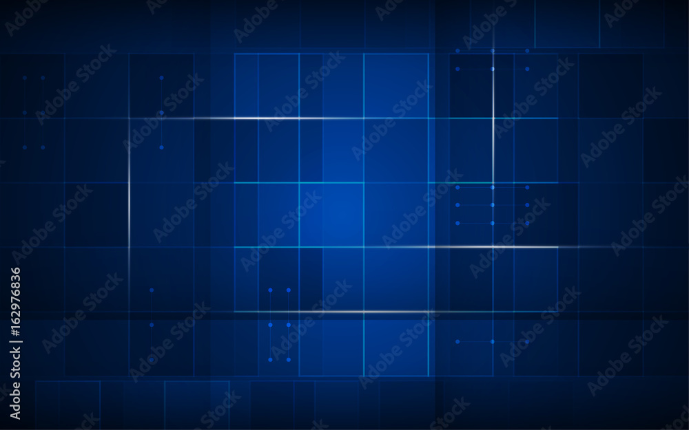 Poster abstract rectangle pattern technology sci fi concept background
