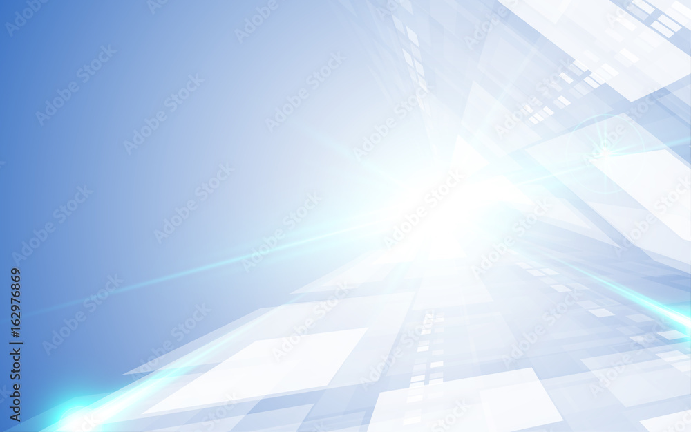Poster abstract hi tech loading movement perspective design background