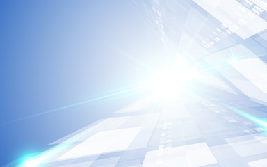 abstract hi tech loading movement perspective design background