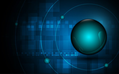 abstract hi tech template background