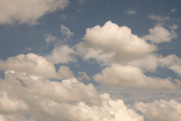 Blue sky and clouds    background