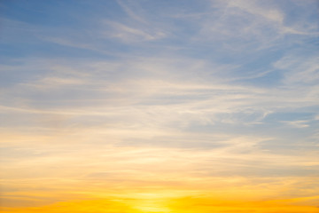 Sunset sky background - Powered by Adobe
