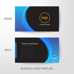 Vector modern and clean business card design template