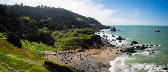 Mile Rock Beach, Golden Gate National Recreation Area, San Francisco, CA
