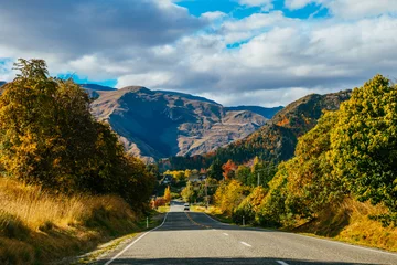 Fotobehang Autumn, Arrowtown Junction, New Zealand © CMPNZ