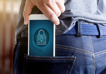 CYBER SECURITY Business, technology,Firewall Antivirus Alert Protection Security and Cyber