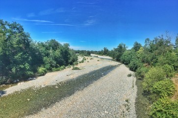 fiume Po in secca