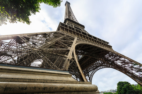  Eiffel Tower in Paris, France.