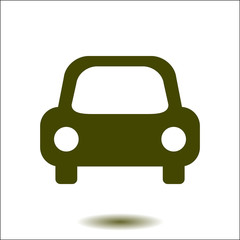 Transport icon. Car sign. Delivery transport symbol.
