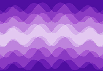 Abstract background vector along the purple wave that overlap.