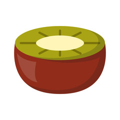 Vector cartoon kiwi icon