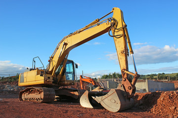 Digger working
