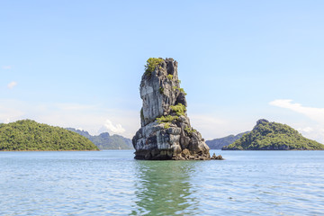 Island on Ha long bay, Quang Ninh province, Vietnam