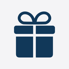 Gift box  icon. Present - a personal offer. Gift wrapping.