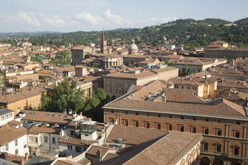 Cityscape of Bologna; Italy