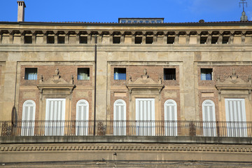 Fototapeta premium Facade of Piazza Maggiore - Main Square; Bologna