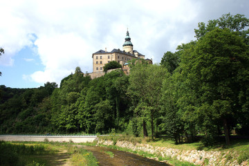 Fototapeta na wymiar Frydlant, medieval fortress, castle in north of Czech Republic, Czechia