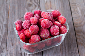 Frozen strawberries