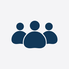 Team work  icon. Office workers and business team.