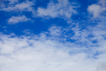 Obraz premium Blue sky with clouds.