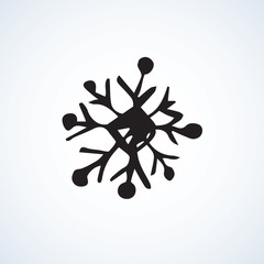 Snowflakes. Vector illustration