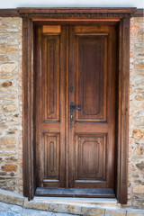 Old Wooden Front Door