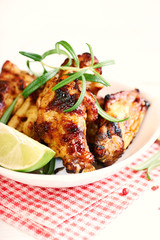Teriyaki Chicken Wings with Lime