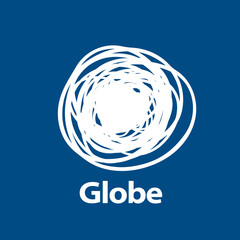 vector logo globe