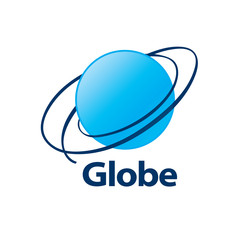 vector logo globe